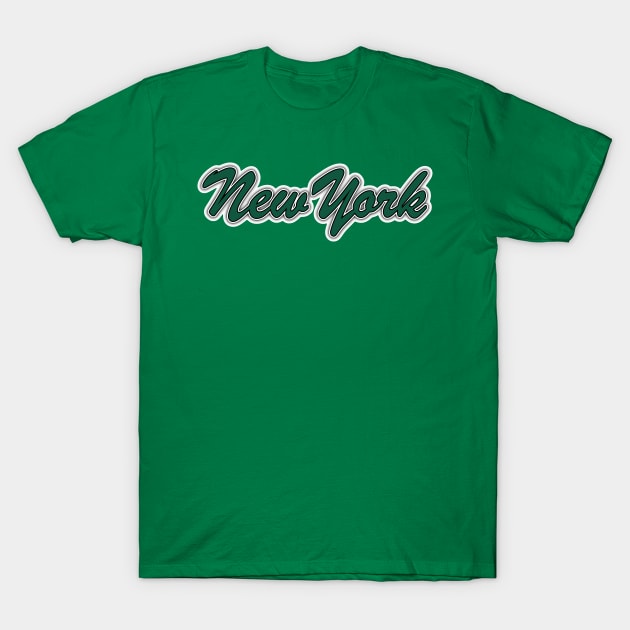 Football Fan of New York T-Shirt by gkillerb
